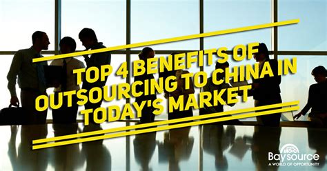 what are the benefits of outsourcing to china